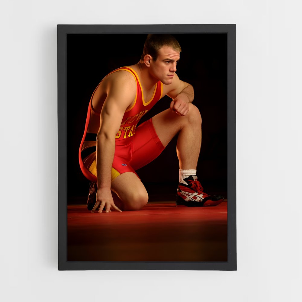 Poster Champion du Matériel – affiche Lutte (vue 2)